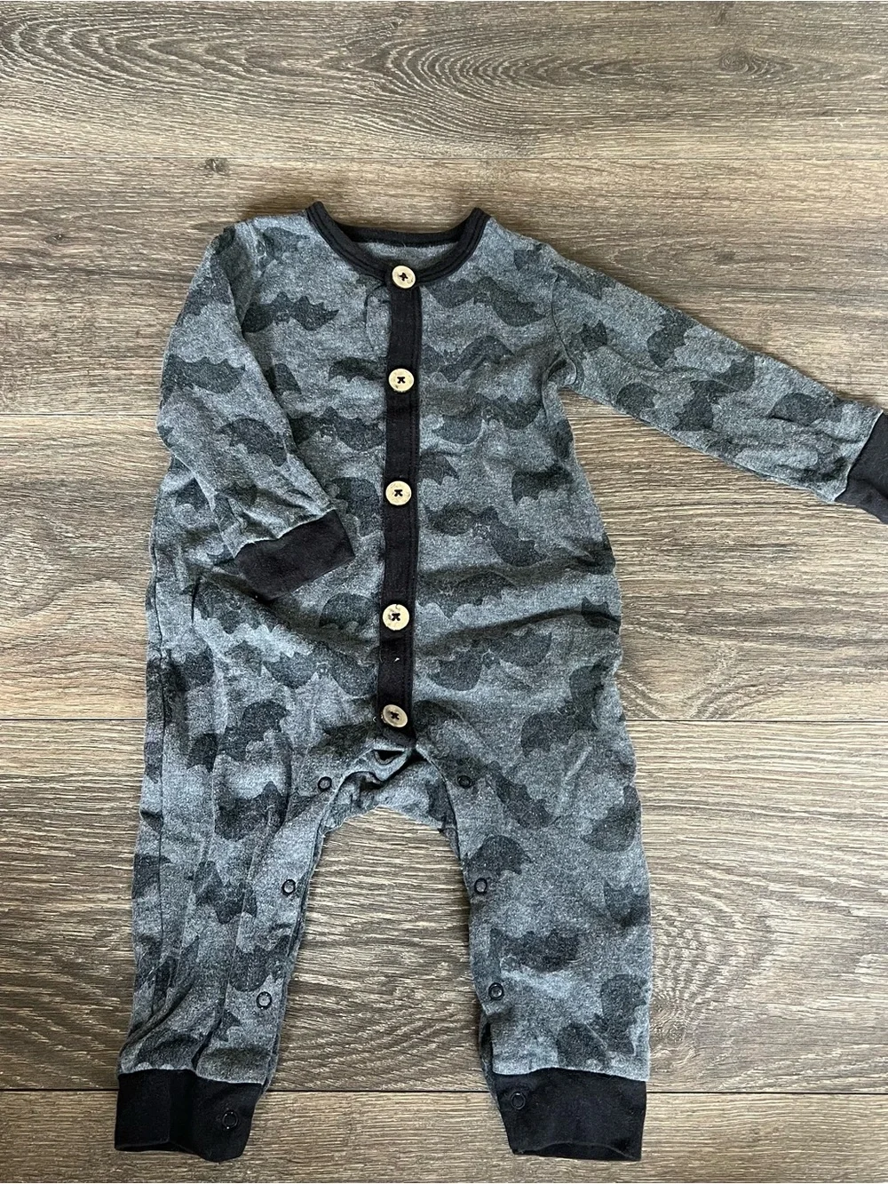 Halloween Baby Bodysuit Trio - Skeleton, Pumpkin & Gray Camo